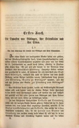 Die Geschichte des reichsständischen Hauses Ysenburg und Büdingen, 2. Die Ysenburg und Büdingen'sche Hausgeschichte