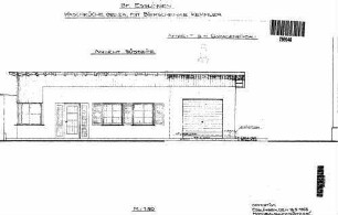 Esslingen (Neckar): Nebengebäude Garagenausbau Gbd.2A Südansicht