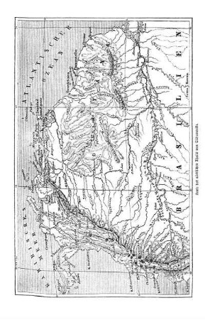 Karte des nördlichen Theils von Südamerika