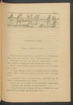 Capítulo LXXV - Para quedar libre