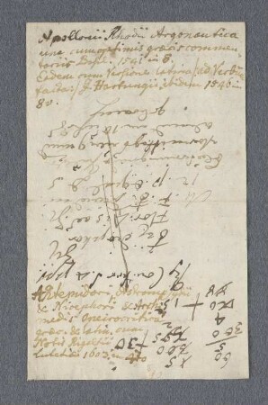 Alchemistische und medizinische Rezepte.