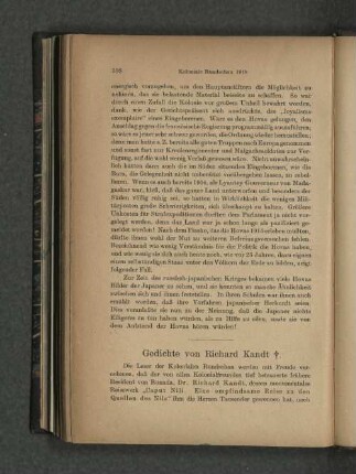 Gedichte von Richard Kandt.
