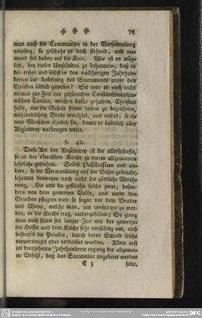 §. 42. Selbige kömmt späte auf