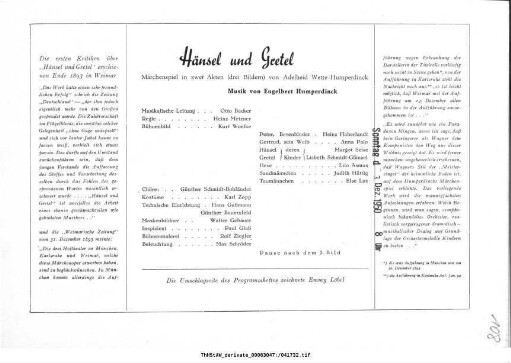 Hänsel und Gretel