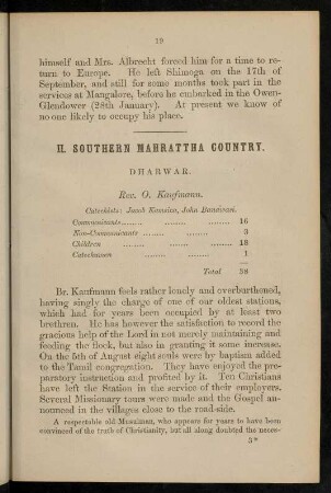 19-26, II. Southern Mahrattha country