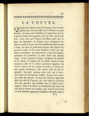 La Chevre.