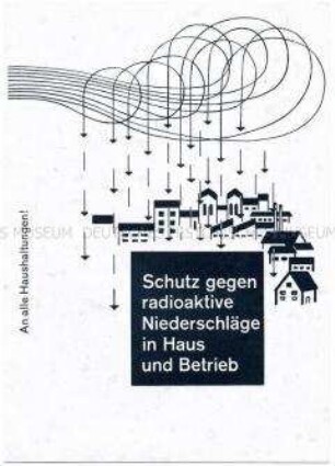 Informationsschrift für Haushalte über den Schutz gegen Radioaktivität