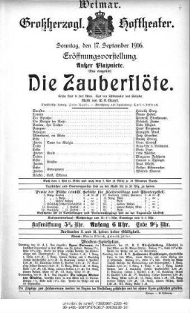 Die Zauberflöte