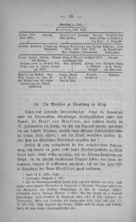 14. Die Marsilier zu Strasburg im Elsaß