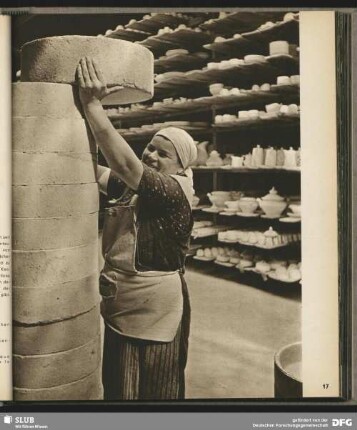 In einer schlesischen Porzellanfabrik