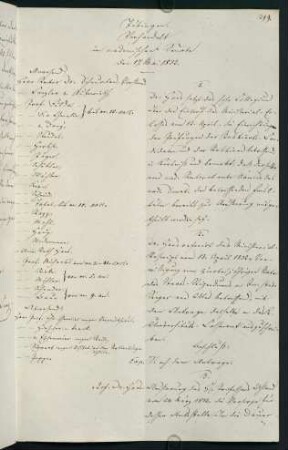 Sommersemester 1832. Rektorat Karl Friedrich Scheurlen
