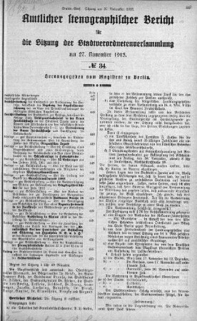 No 34, 27. November 1913