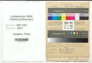 Entnazifizierung Franz Jungblut, geb. 24.03.1898 (Kaufmann)