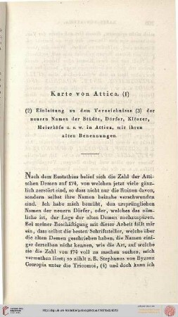 Karte von Attica