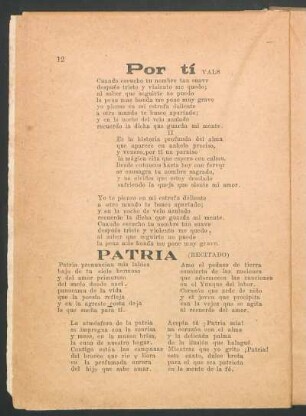 Por tí : Vals