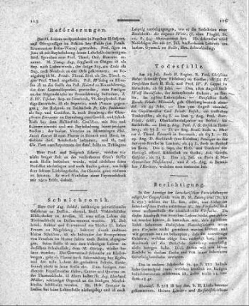 Schulchronik.
