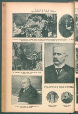 Necrología - [Ilustración] : Aniversario de Jorge Newbery