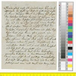 Brief von Goethe, Johann Wolfgang von an Schiller, Friedrich