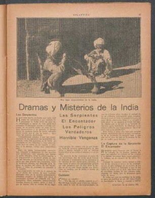 Dramas y misterios de la India