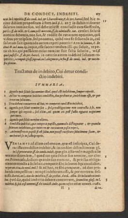 Tractatus de indebito, cui detur condictio indebiti.