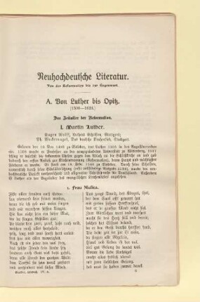 Neuhochdeutsche Literatur