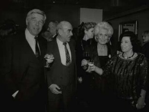 Heinz Drache, Arthur Brauner, Frau Drache, Frau Brauner. 38. Internationale Filmfestspiele