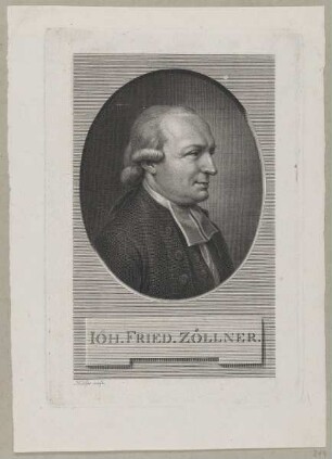 Bildnis des Ioh. Fried, Zöllner