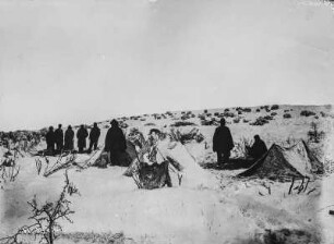 Lager im Schnee : Zeltlager im Schnee