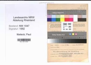 Entnazifizierung Paul Nieleck , geb. 27.06.1892 (Lehrer)