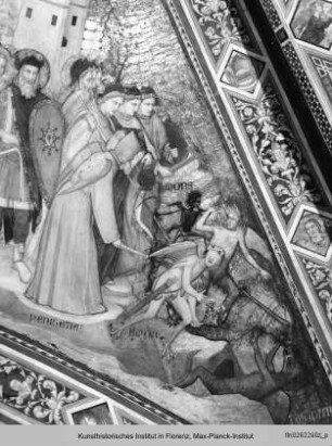 Vierungsgewölbe : Allegorie der Keuschheit