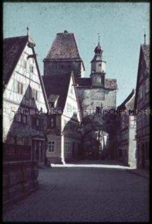 Ehemalige Ratstrinkstube und Mehlwaage am Marktplatz in Rothenburg ob der Tauber