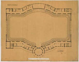 Thiersch, Friedrich von; Frankfurt / Main (Hessen); Festhalle - Grundriss
