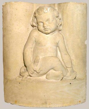 Putto mit Echse
