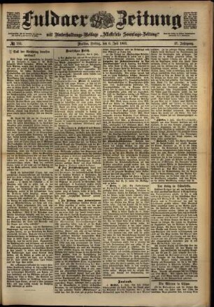 Ausgabe vom Freitag, den 06. Juli 1900.