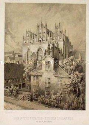 Danzig, Sankt Trinitatiskirche und Sankt Annenkirche - Nr. V der Folge Danziger Bauwerke