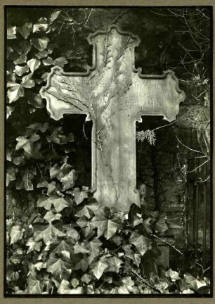 Friedhof. Grabkreuz von Maria Fleischmann, +1854