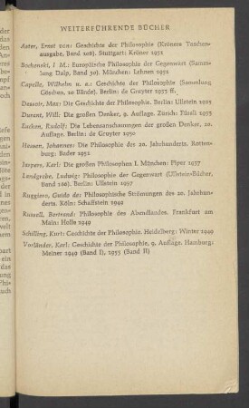 Weiterführende Bücher