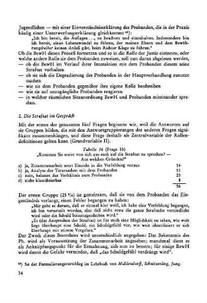 2. Die Straftat im Gespräch