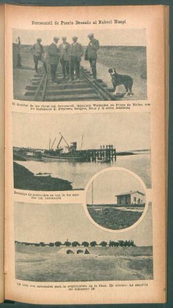 Ferrocarril de Puerto Deseado al Nahuel Huapí - [Ilustración]