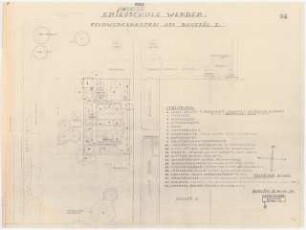 Gartenanlage Kriegsschule, Werder: Bepflanzungsplan Feldwebelgarten am Bauteil I 1:100