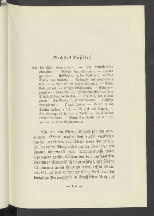 Sechstes Kapitel