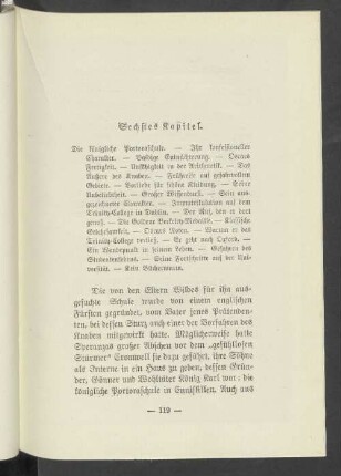 Sechstes Kapitel