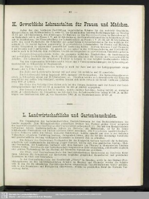 K. Gewerbliche Lehranstalten für Frauen und Mädchen