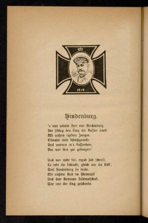 66-67, Hindenburg. Gedicht.