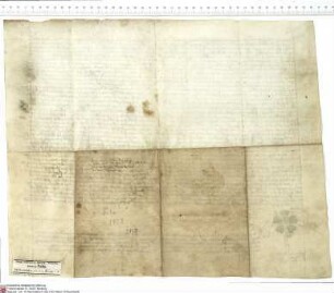 Johann Nuene von Lauterbach, Kleriker der Diözese Mainz, öffentlicher Notar kaiserlicher Autorität, stellt auf Bitten von Johann [von Merlau], Abt...