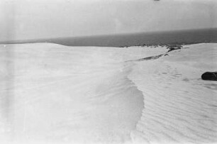 Winderosion an der Wanderdüne : Wanderdüne am Strand von Nida am kurischen Haff mit Spuren von Winderosionen.
