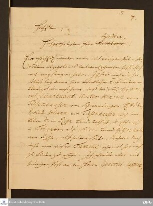 Brief von August Hermann Francke an [Johann Clamp].