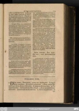 Psalmus XXII.