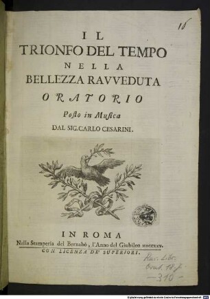 Il trionfo del tempo nella bellezza ravveduta