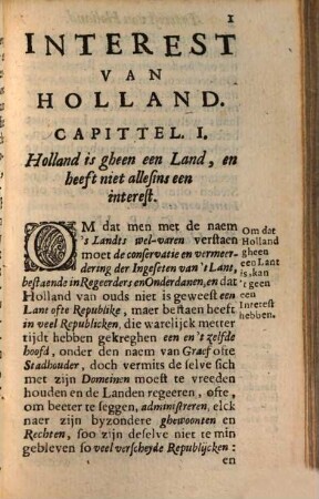 Interest van Holland ofte Gronden van Hollands-Welvaren